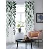 Rustic Leaves Plants Window Curtains for Living Room Bedroom Curtain Modern Kitchen Blinds Drapes Curtains