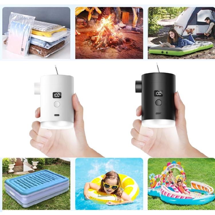 Wireless Electric Air Pumps with Fast Inflation Deflation Attachments Suitable for Pool Float Airbeds Outdoor Activity