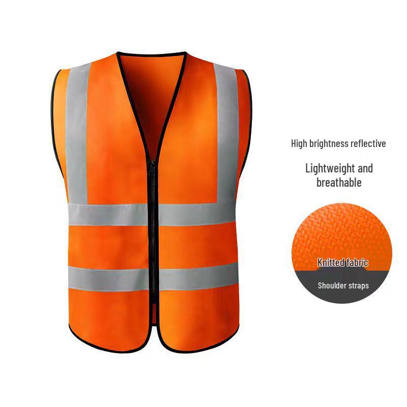 Multi-Pocket Reflective Vest for Drivers, Sanitation, Traffic, Cycling & Construction