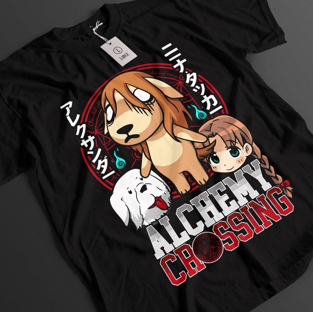 

Fullmetal Alchemist Shirt Edward Elric Tshirt Alphonse T-Shirt Ed Al Top Roy Tee 4XL