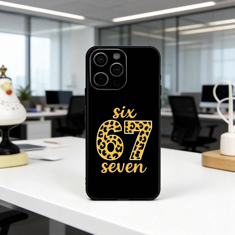 Six Seven 67 SS Phone Case Silicone Soft For IPhone 17 16 15 14 13 12 11 X XR Plus Pro Max Plus