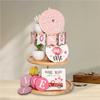 Valentine's Day Tiered Tray Decor Set Wooden Valentine Table Signs Love Heart Rustic Tiered Tray Decoration For Home Tabletop Kitchen Living Room Deco