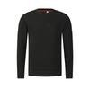 Fila Fitness Series Classic Casual Sports Training Loose Pullover Crewneck Sweatshirt Men Sweatshirt Deep-Black A11M541217FBK