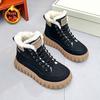 Girls Snow Boots Winter 2025 Fleece Thickened Medium and Older Children's Cotton Shoes Large Cotton Shoes Medium and Older Children's Girls Cotton
