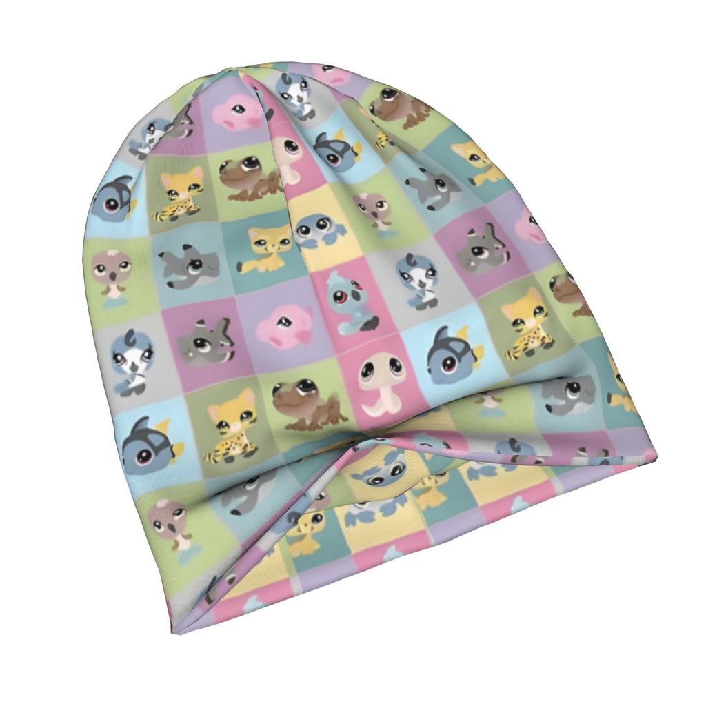ZLIENSZUS LPS Animals Volume Adult Beanie Hat - LPS Themed Suitable for Layered Outfits, Coffee Walks & Creative Spaces, Urban Fashion Accessory for L