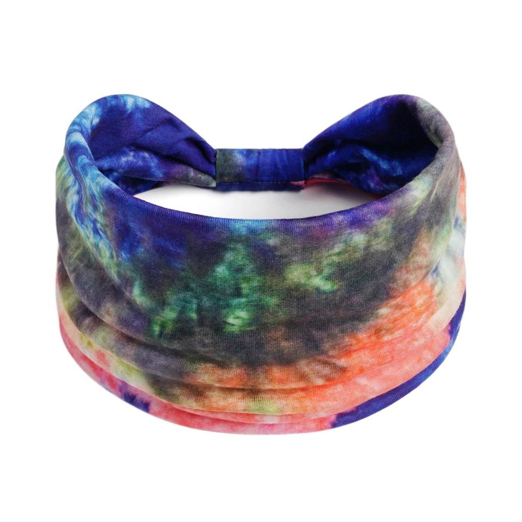 Women's Wide Retro-Style Elastic Sports Headband - Yoga & Hair Accessory