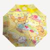 1pc PomPom Purin Automatic Folding Umbrella - Portable 3-Fold Design with 8-Bone Iron Frame for Outdoor Use, Perfect Gift for Fans, Travelers, and Dai