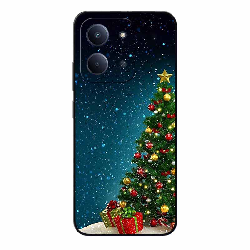 Christmas Phone Case For Redmi 15C 4G Global 171.5mm Case Black Silicone Bumper For Xiaomi Redmi15C 4G Cover 15C4G Cartoon Coque