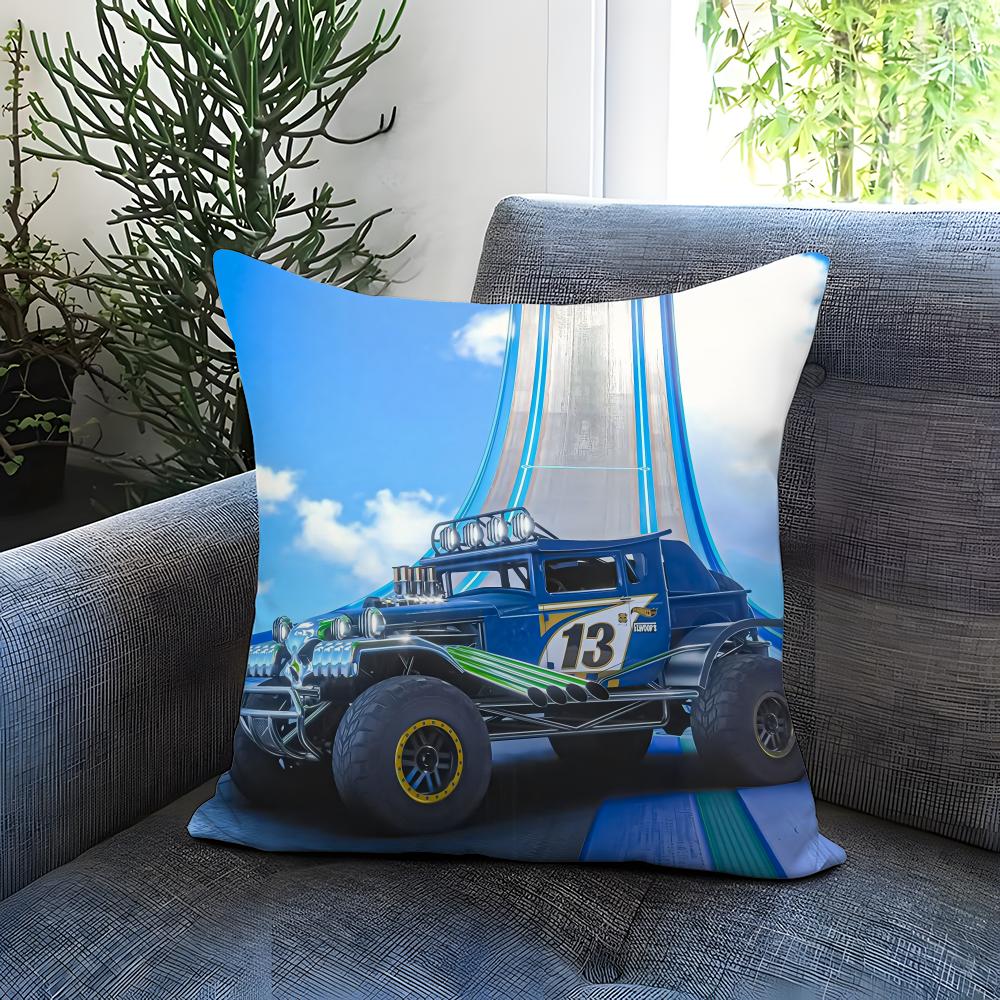 Stylish FForza Horizon 5es Cushion Cover Comfortable Reversible Pillow Cover Ideal for Car Sofa Bedroom Beyond