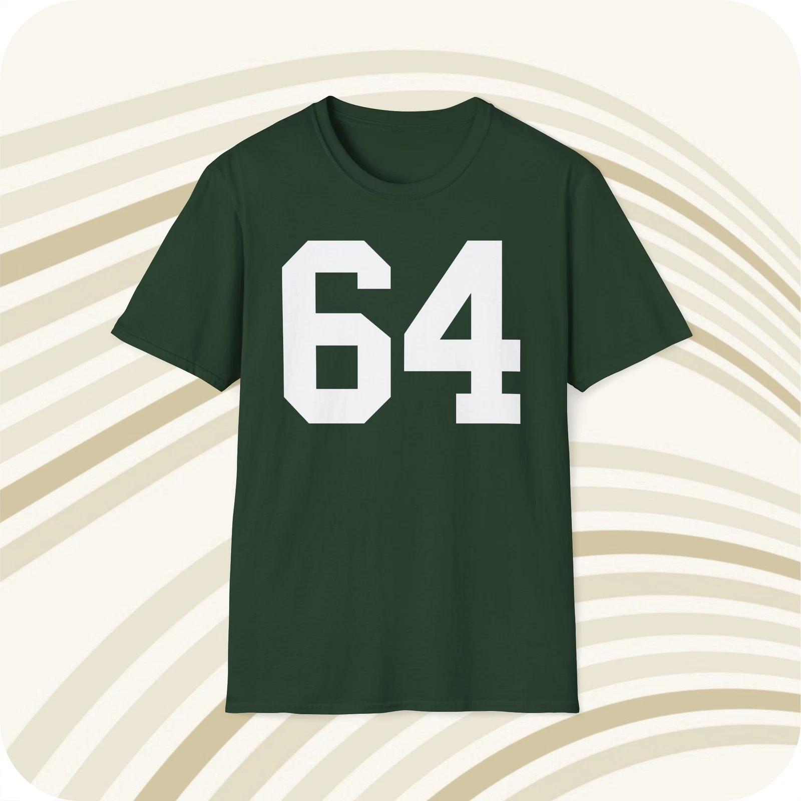 Jerry Kramer #64 Green Bay Packers Jersey T shirt - Front & Back Print 3XL