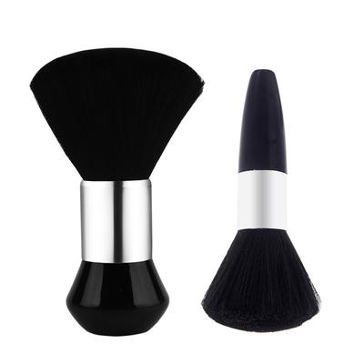 1 Pz Spolverino Morbido per Collo Viso Barbiere Nero Spazzole per Barba Pulizia Capelli Spazzola per Capelli Salone Taglio Parrucchiere Styling Strumenti per Trucco