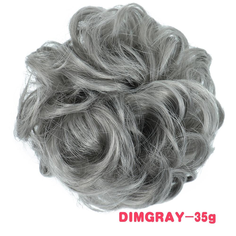 

MISSQUEEN синтетические вьющиеся шиньон грязные резинки для волос резинка для волос пучок шиньон высокотемпературное волокно натуральные искусственные волосы China