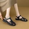 Fashion Women's Sandals 2025 Retro Cut Gladiator Style Summer Shoes Soft Braid Peeping Toes Women's Outdoor Sandals Platform Sandals