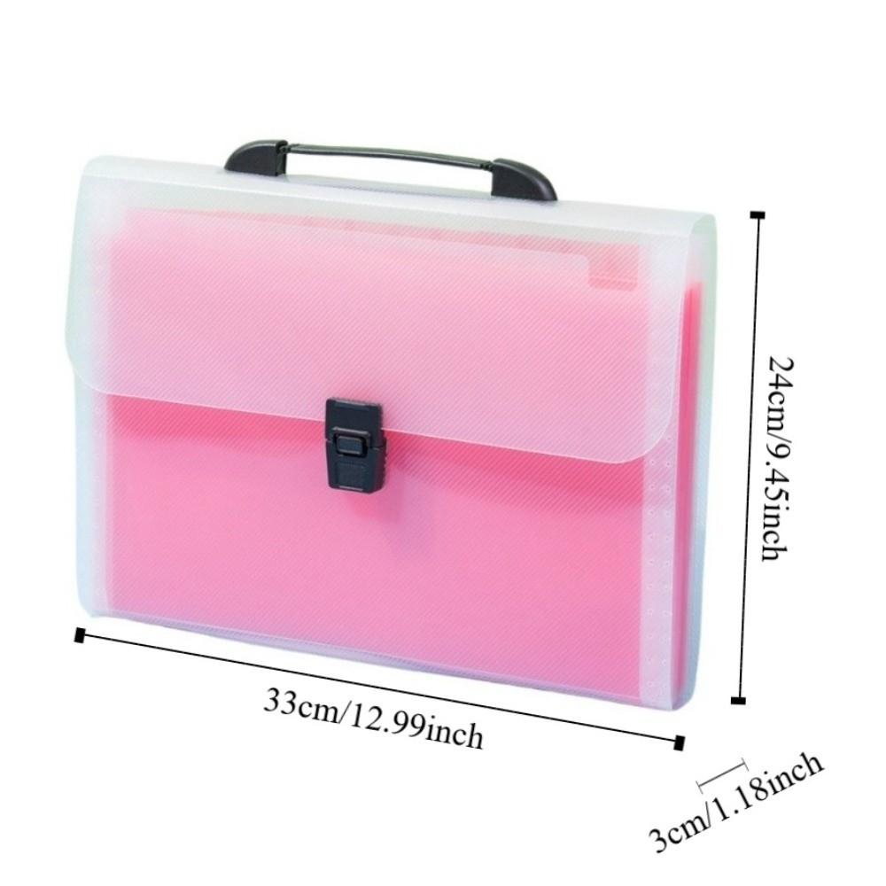 Organ Bag 13 Layer Folder Large Capacity Information File Bag Portable Accordion Bag  Office