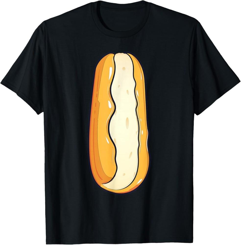 

Bun Costume Funny Easy Halloween Couple Cosplay with Hot Dog T-Shirt XL