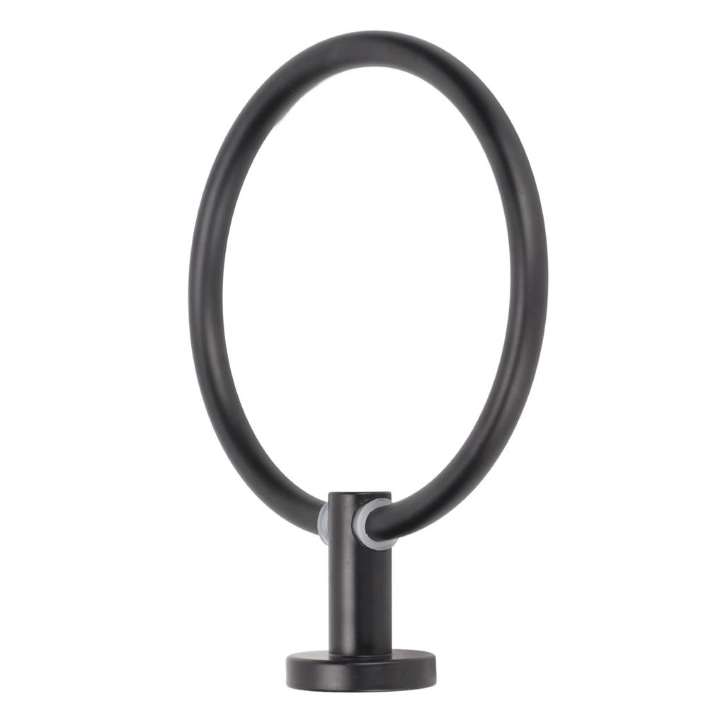 Towel Space Aluminum Modern Round Hand Towel Holder Bath Hardware for Balcony Hotel
