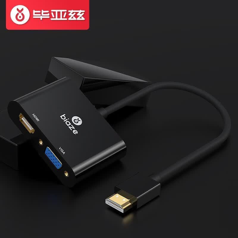 BIAZE HDMI to VGA/HDMI Dual Output Video Adapter