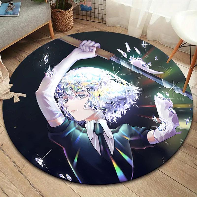 

LandoftheLustrous Round Area Rug,Carpet Rug for Living Room Bedroom Sofa Playroom Decor,Non-slip Floor Mat 80cmx80cm