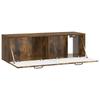 Wall Mounted TV Cabinet Smoked Oak 98 x 31 x 30 cm
