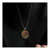 Tarot Vision Necklace All-Seeing Eye Pendant Necklace Tarot Card Symbol Pendant with Smooth Rotation Mystic Divination Jewelry