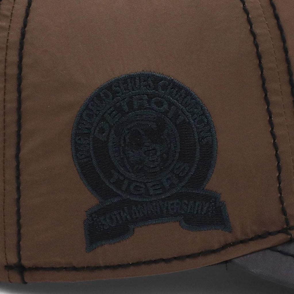 [New Era] Kšiltovka New Era 9THIRTY 14707663 NER36C0925 MLB Detroit Tigers DET HnědáGrafitová Hnědá ML Vintage Nylon Exkluzivně na ONSPOTZ Pánská Dámská Kšiltovka 930