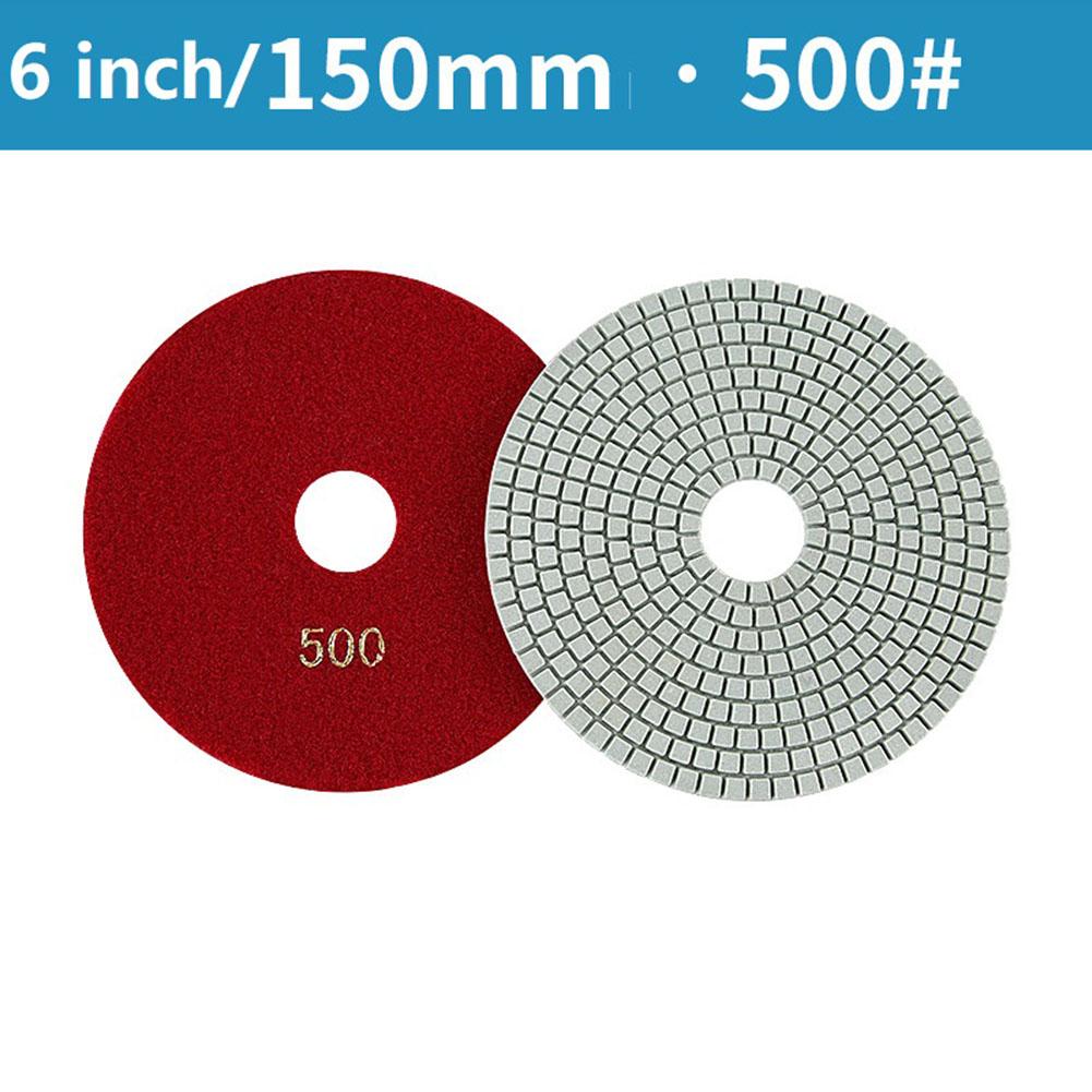Discuri de șlefuit flexibile pentru beton, granit, marmură, 6 inch, 150 mm, uscate/umede, cu diamant, 30-3000 Grit, pentru șlefuire