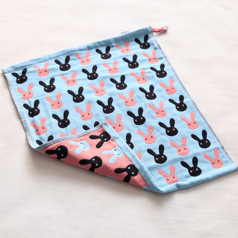 Toalha/Babeiro de Gaze de Algodão de 3 Camadas: Pequeno para Bebê, Babador de Saliva, Toalha de Mão para Jardim de Infância 26x26cm