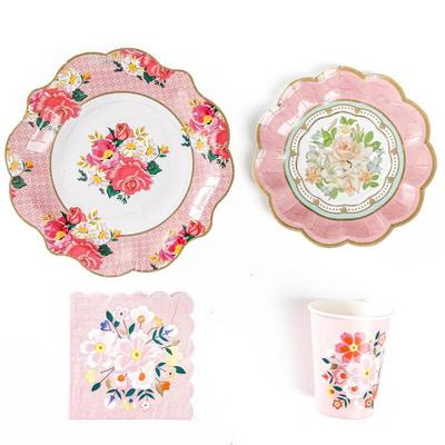 OIMG Disposable Paper Party Set