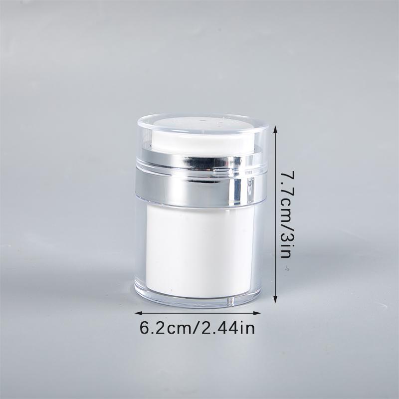 15/30/50ml Vakuum Airless Pumpen Spender Nachfüllbare Creme Flasche Drucktyp Feuchtigkeitscreme Tiegel