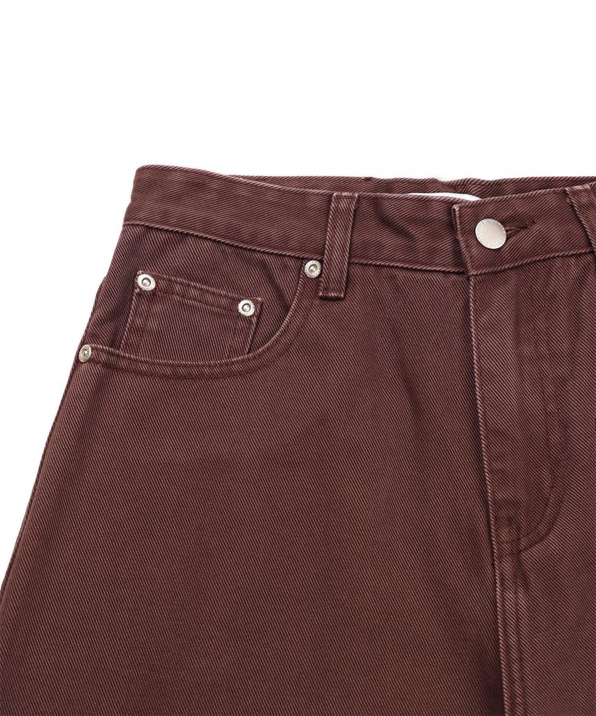 MICHIKO LONDON KOSHINO Washed Cotton Pants Plum Brown
