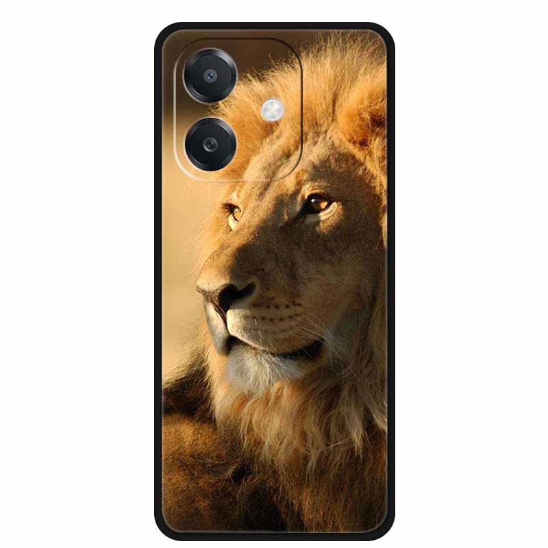 For OPPO A5 5G Case A5 Pro 4G 5G Silicone Wolf Lion TPU Soft Phone Case For OPPO A5 Pro 5G Back Cover Cartoon Shockproof Shell