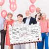 Extra grote wenskaart Creatieve vorm Heldere kleur Jumbo Pensioenkaart Groot gastenboek Feestdecoratie