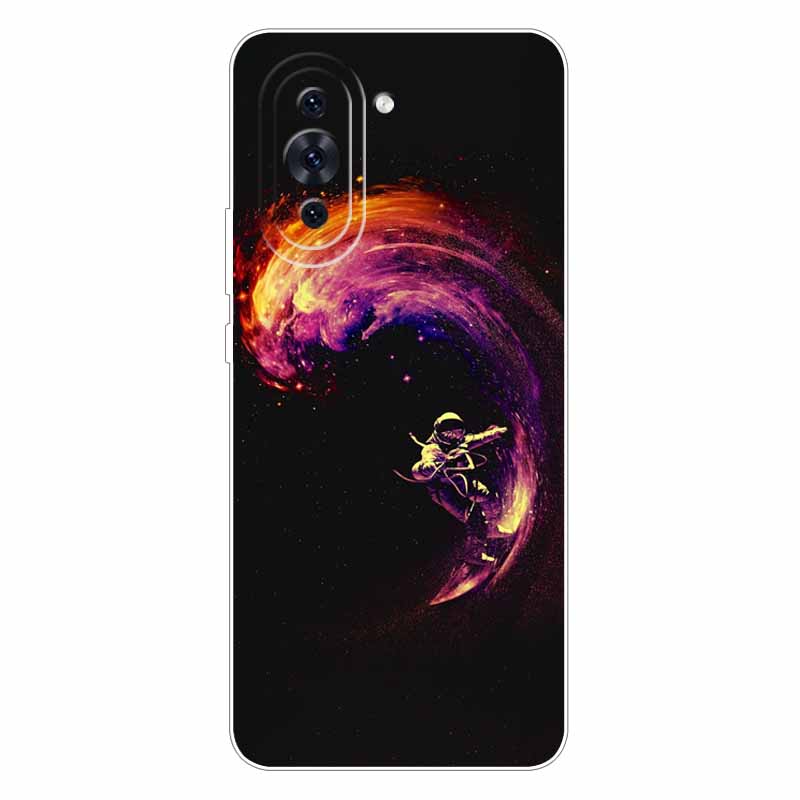 For Huawei Nova 10 Case Fashion Silicone Soft Cat Lion Back Cover for Huawei Nova 10 Case Protection Nova10 Cool Cartoon Shells