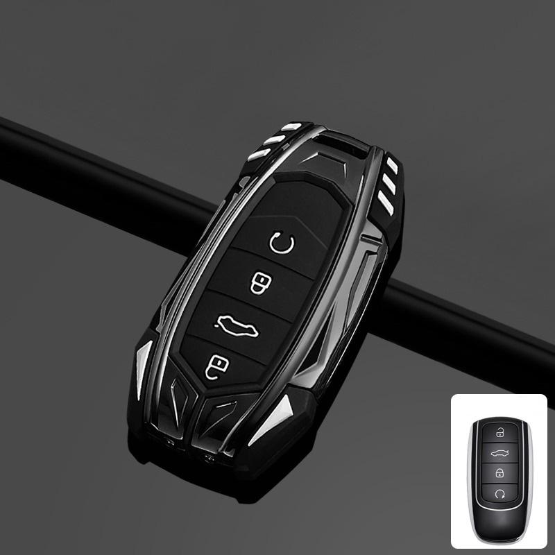 

Zinc Alloy Car Key Case For Chery Omoda C5 5 Fx 7 8 Pro Plus Holder Silicone Shell Remote Keychain Accessories