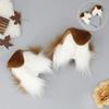 Rechargeable Plush Cat Ears Hair Accessory Cosplay Exhibition Movable Realistic Fox Ear Detachable Electric Headband Animal Ears