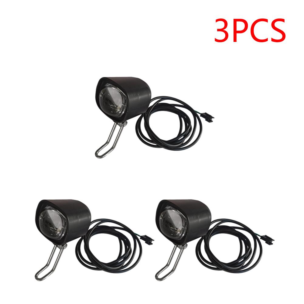 Electric Bike LED Front Light E-Bike Bicycle Motorcycle 2 In 1 Waterproof Horn Headlight Cycling Accessories