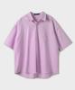 BLACK MOMENT [Waterproof] Linen Basic Oversized Short Sleeve Shirt Jacket 7 Colors