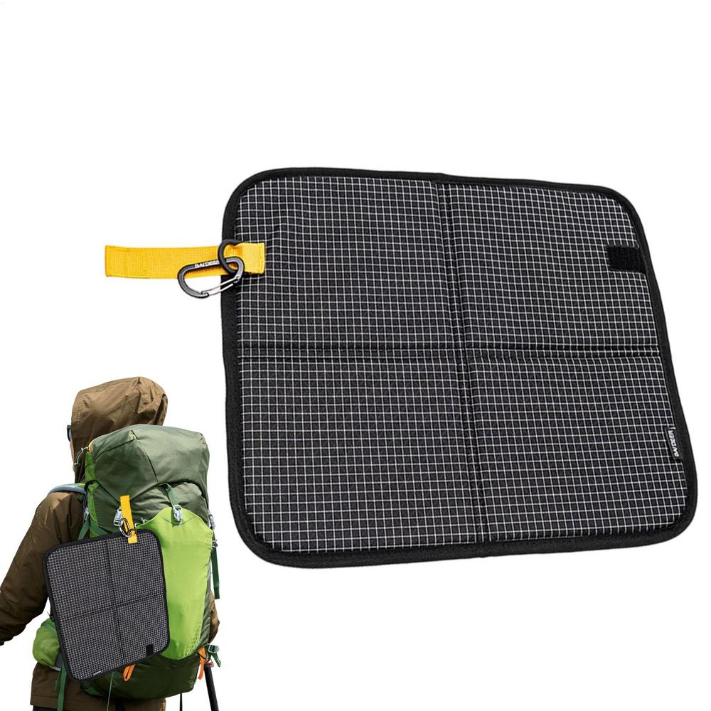 Stadium Seat Cushion Waterproof Chair Mat With Carabiner Clip Foldable Seat Cushion For Hiking Picnic Travel Airplane Sports