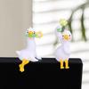 Mini Mini Duck Ornament Computer Display Car Center Console  Ornament Duck Figurine  Gift Idea