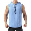 Men's Hooded Sleeveless Sports Vest - Summer Basketball Jersey Tank Top Plus Size