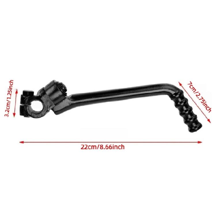 Engineered 16MM Motorcycle Kick Starter Lever Rustproof Finish Maintains Performances In Harsh Climates