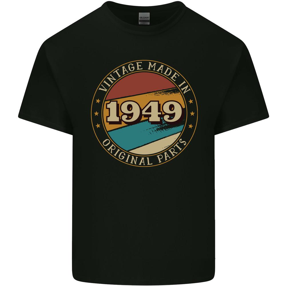 76th Birthday Vintage Made In 1949 Mens Light Cotton T-Shirt