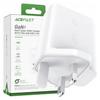 Acefast Ładowarka Gan 65W 3 Porty (1Xusb, 2Xusb C Pd) Wtyczka Uk Biała (A44)
