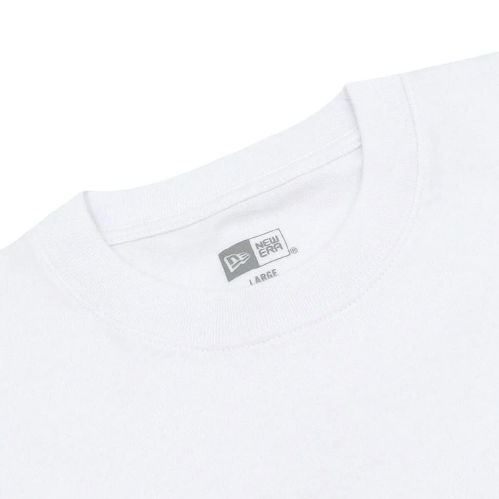 New Era Long Sleeve Long Oversized Cotton Box ONSPOTZ Streetwear Cool Travel Season [New Era] T-Shirt, Tee, L/S, Tee, 23, 14566748, NER33A0174, White,