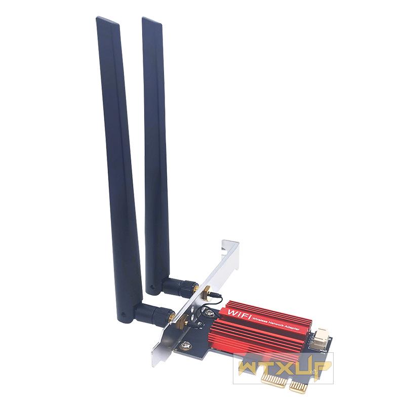 RTL8922 Dual-Band Wireless Network Card with PCIe & Bluetooth 5.4, 2.4G/5G/6G, WIFI7 Receiver for Desktops