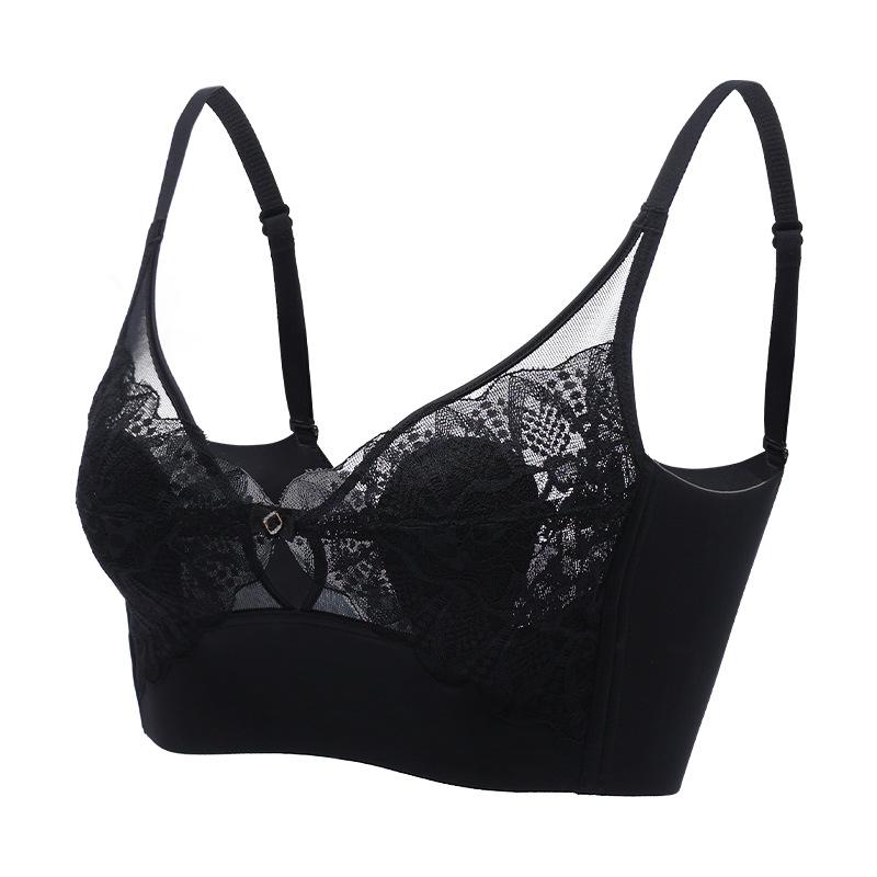 Soutien-gorge à oreilles de lapin à bonnets en latex pour femmes, soutien-gorge français à bonnets en cristal, sous-vêtements fins d'été pour femmes, soutien-gorge push-up