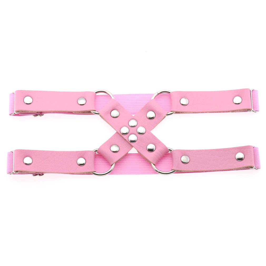 Fxcube New Goth Punk Leg Strap Garter Belt Pentagram Thigh Harness Women Girls Gothic Cosplay Accessories Harajuku Egirl Jewelry