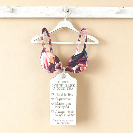 A Good Friend Is Like A Good Bra Ornament Funny Best Friend Christmas Ornament Holiday Keepsake Gift for Adults Women Friends Coworkers