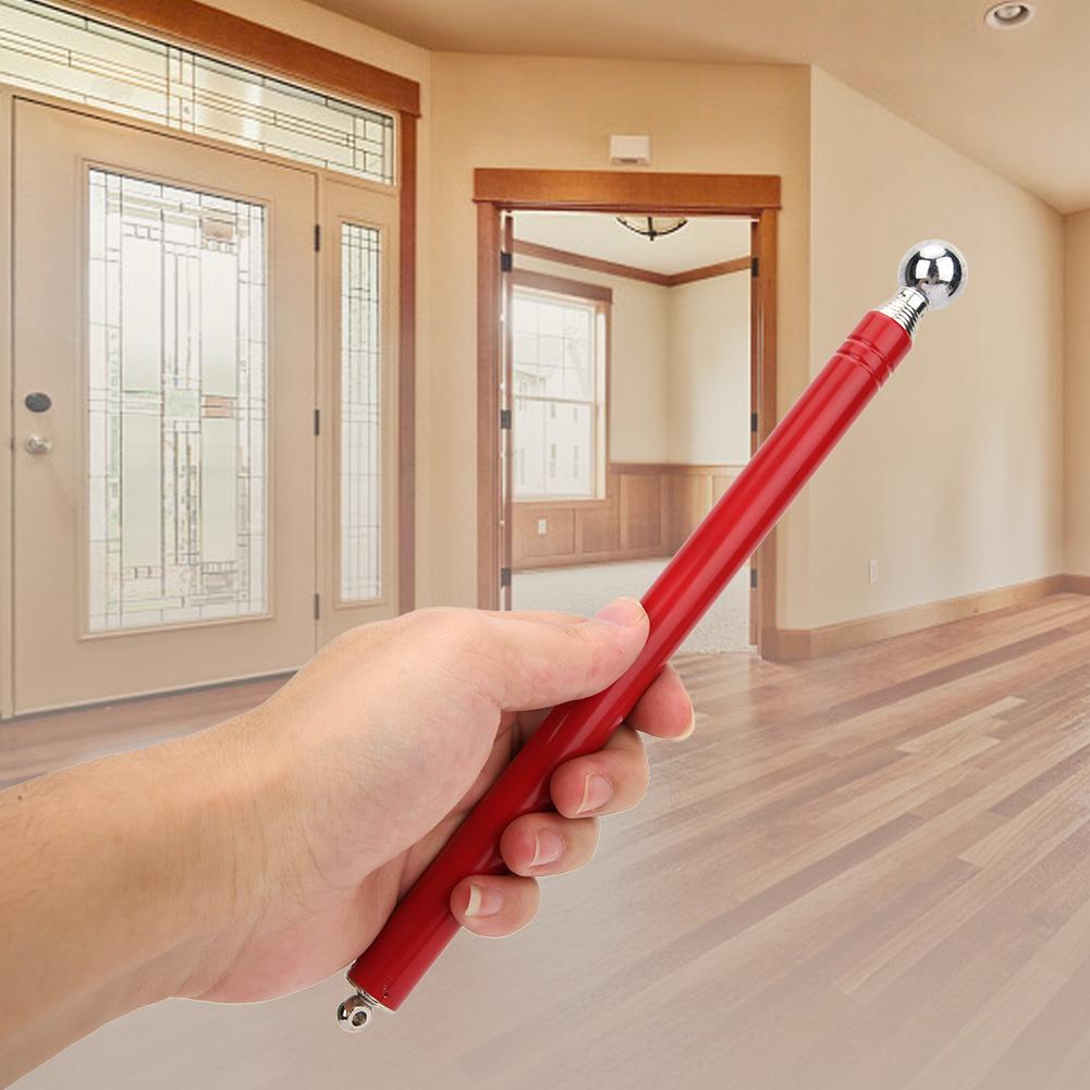 Martillo de Inspección Telescópico para el Hogar Acero Inoxidable Comprobación de Pared de Azulejo de Cerámica Herramienta de Mano 130cm