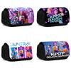 Tume New Witch Hunters Children's Double-layer Flip Pencil Case Primary School Students Large-capacity Pencil Case Double-layer Pencil Case